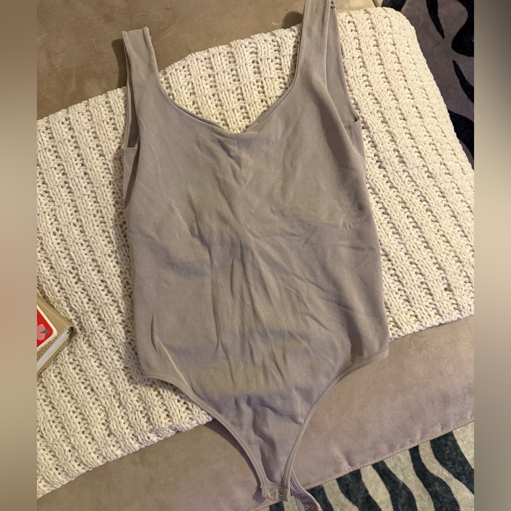 Free People Taupe Bodysuit